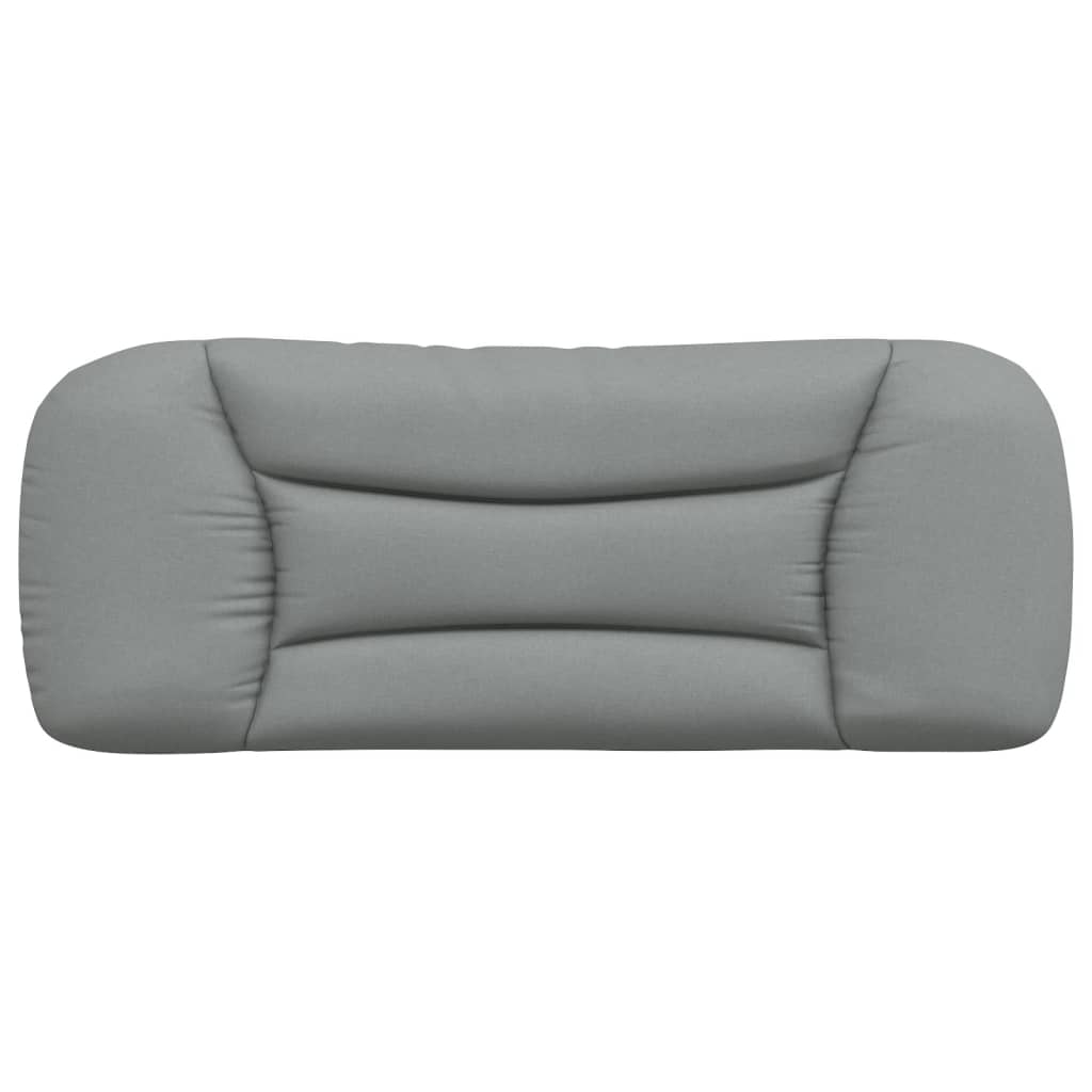 Headboard Cushion "Hvar" Light Gray 39.4" Fabric