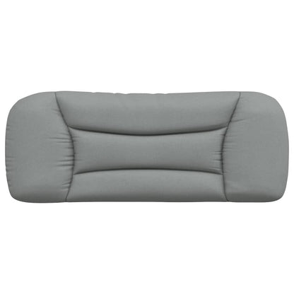 Headboard Cushion "Hvar" Light Gray 39.4" Fabric