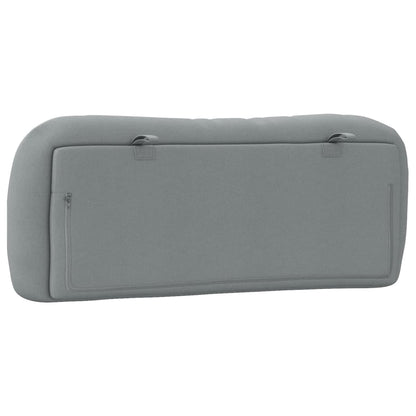 Headboard Cushion "Hvar" Light Gray 39.4" Fabric