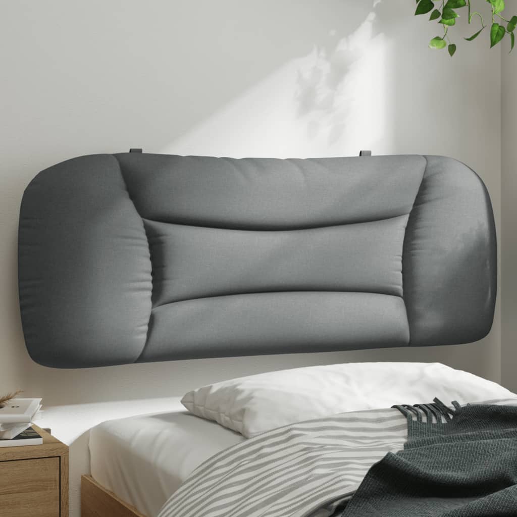 Headboard Cushion "Hvar" Light Gray 39.4" Fabric
