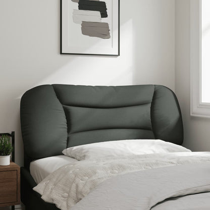 Headboard Cushion "Hvar" Dark Gray 39.4" Fabric