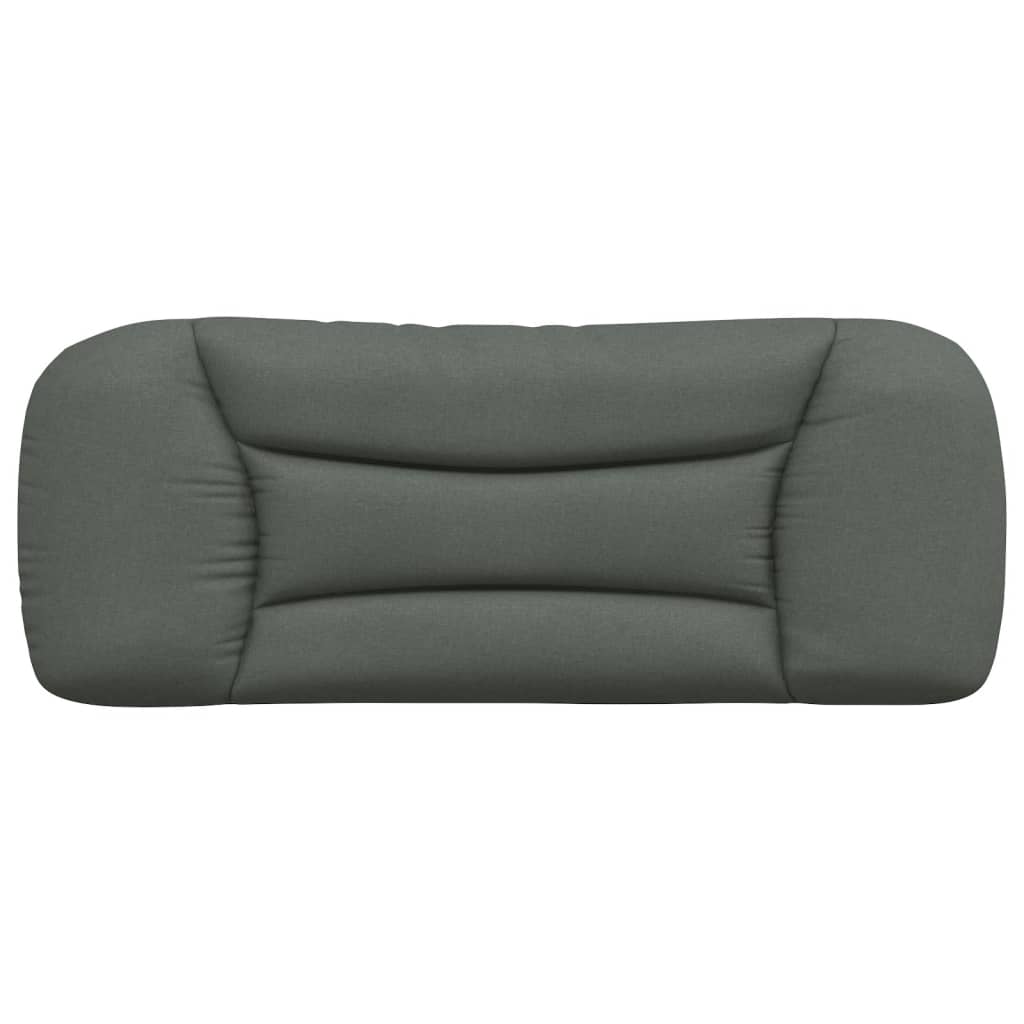 Headboard Cushion "Hvar" Dark Gray 39.4" Fabric