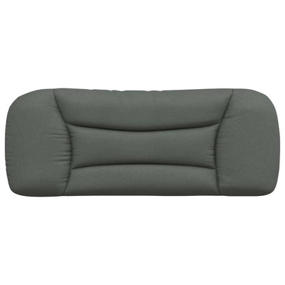 Headboard Cushion "Hvar" Dark Gray 39.4" Fabric
