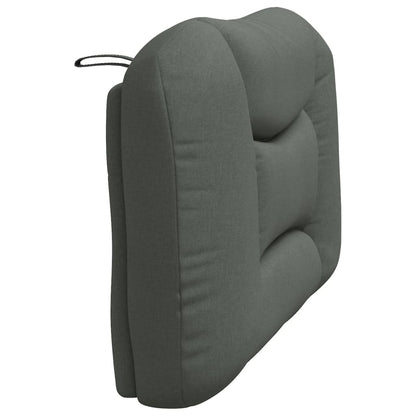 Headboard Cushion "Hvar" Dark Gray 39.4" Fabric