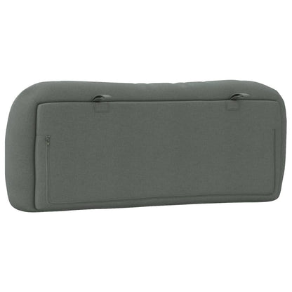 Headboard Cushion "Hvar" Dark Gray 39.4" Fabric