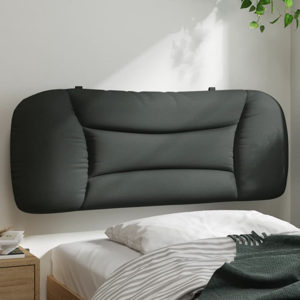 Headboard Cushion "Hvar" Dark Gray 39.4" Fabric