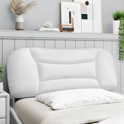 Headboard Cushion "Hvar" White 39.4" Faux Leather