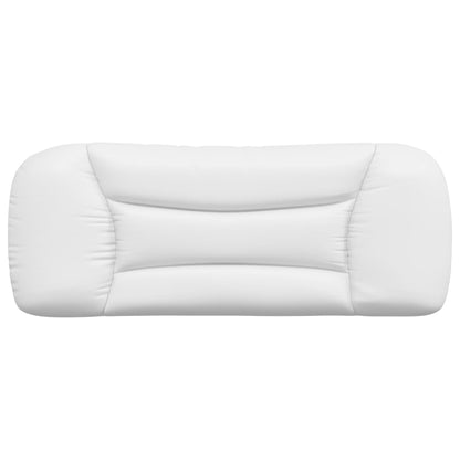 Headboard Cushion "Hvar" White 39.4" Faux Leather