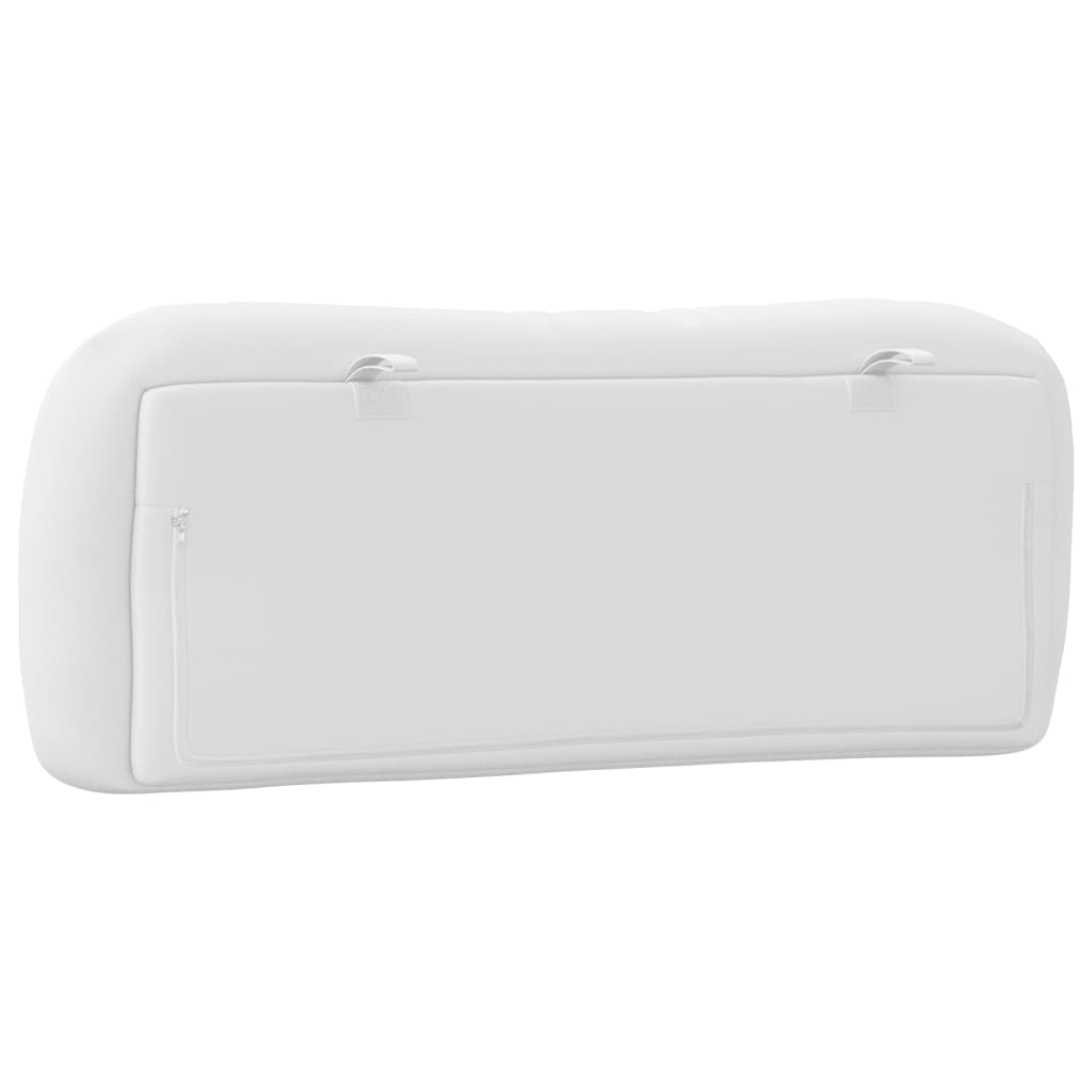 Headboard Cushion "Hvar" White 39.4" Faux Leather