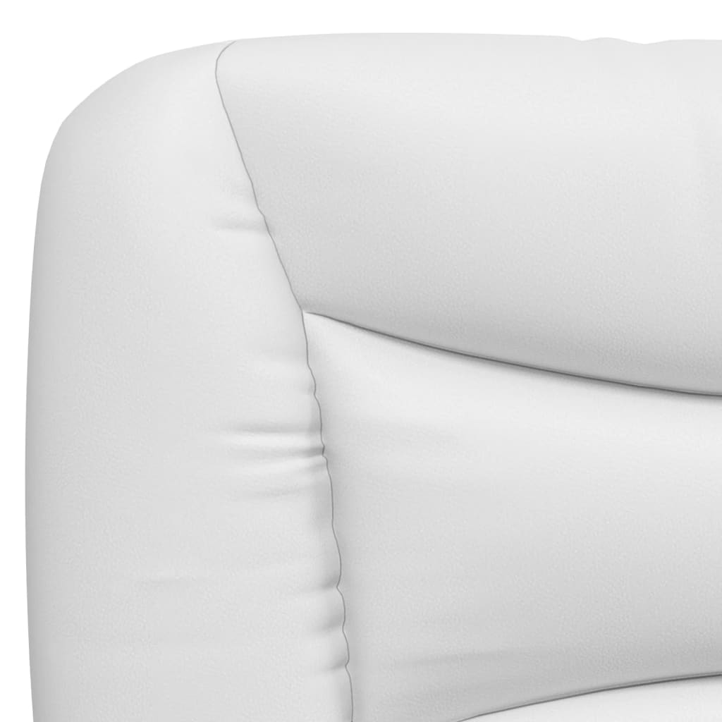 Headboard Cushion "Hvar" White 39.4" Faux Leather