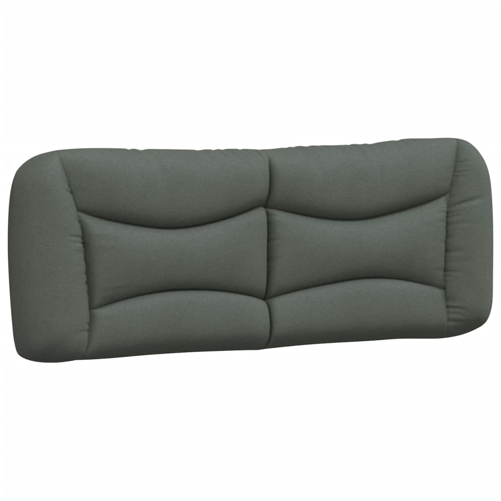 Headboard Cushion "Hvar" Dark Gray 53.9" Fabric