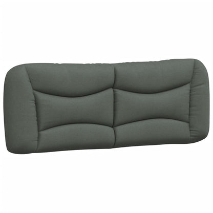Headboard Cushion "Hvar" Dark Gray 53.9" Fabric