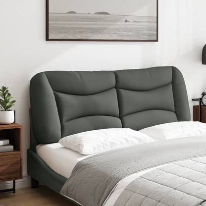 Headboard Cushion "Hvar" Dark Gray 53.9" Fabric