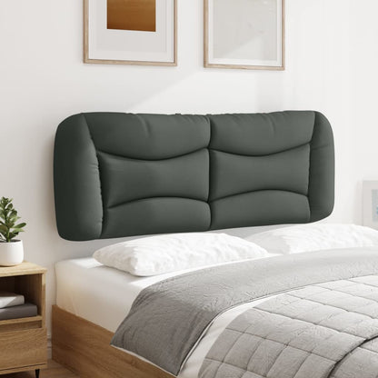 Headboard Cushion "Hvar" Dark Gray 53.9" Fabric