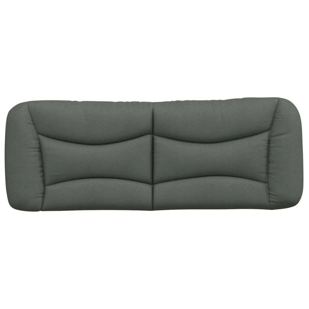 Headboard Cushion "Hvar" Dark Gray 53.9" Fabric