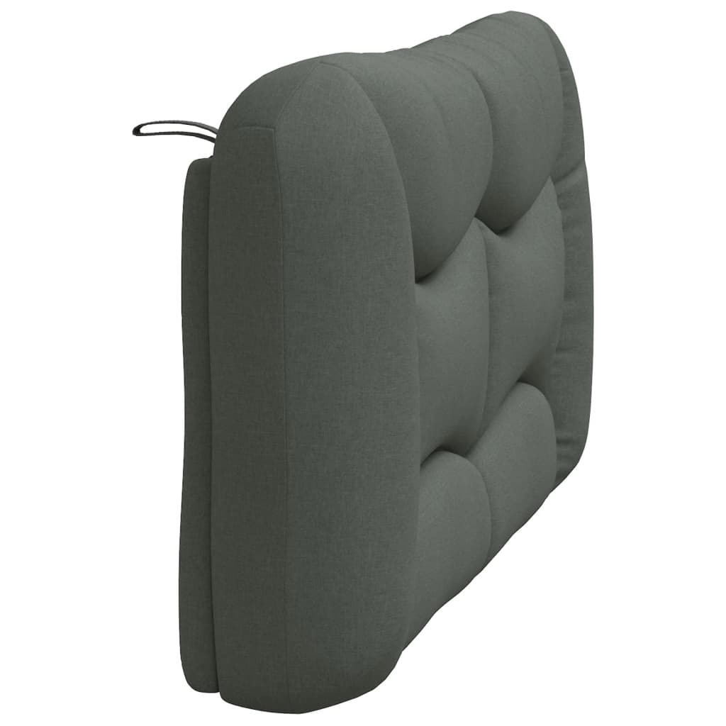 Headboard Cushion "Hvar" Dark Gray 53.9" Fabric