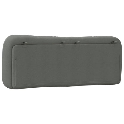 Headboard Cushion "Hvar" Dark Gray 53.9" Fabric