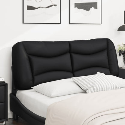 Headboard Cushion "Hvar" Black 53.9" Faux Leather