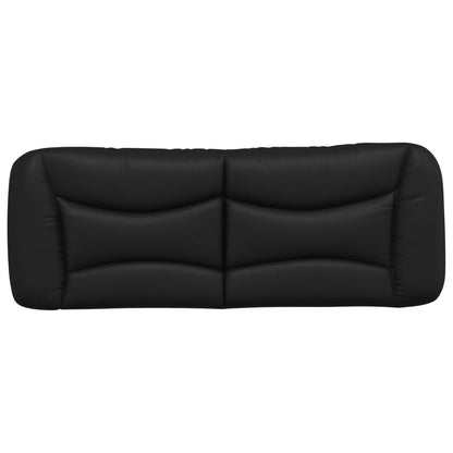 Headboard Cushion "Hvar" Black 53.9" Faux Leather