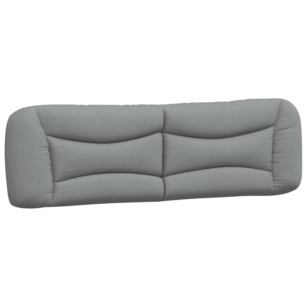 Headboard Cushion "Hvar" Light Gray 72" Fabric