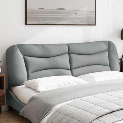 Headboard Cushion "Hvar" Light Gray 72" Fabric