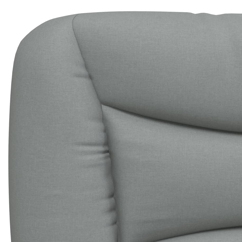 Headboard Cushion "Hvar" Light Gray 72" Fabric