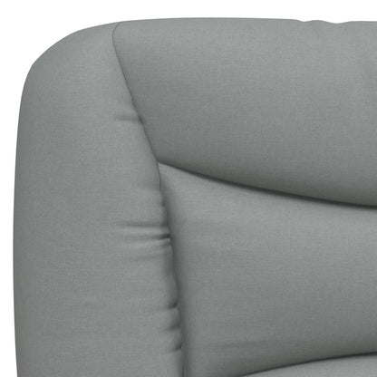 Headboard Cushion "Hvar" Light Gray 72" Fabric