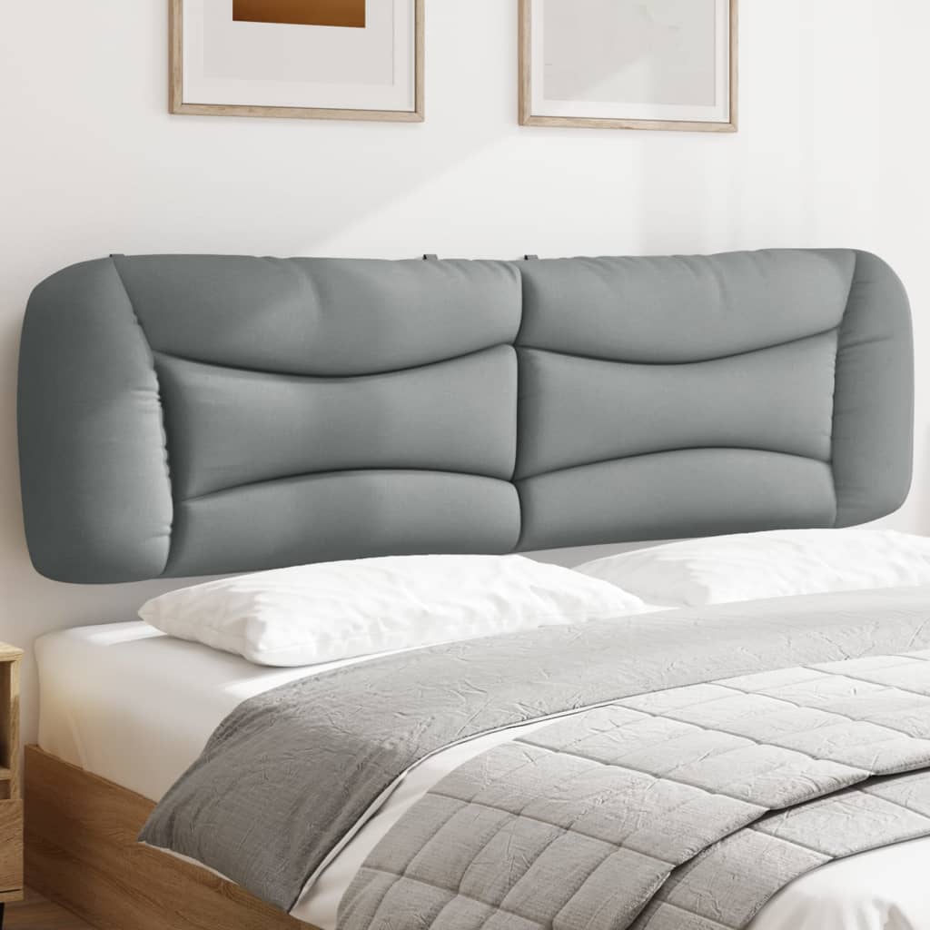 Headboard Cushion "Hvar" Light Gray 72" Fabric