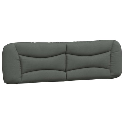 Headboard Cushion "Hvar" Dark Gray 72" Fabric