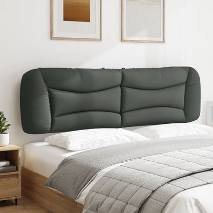 Headboard Cushion "Hvar" Dark Gray 72" Fabric