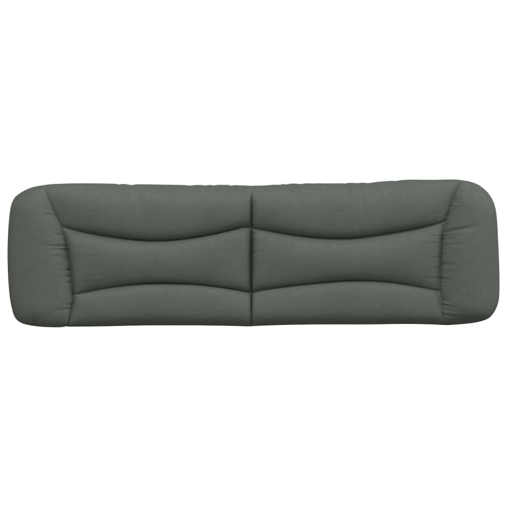 Headboard Cushion "Hvar" Dark Gray 72" Fabric