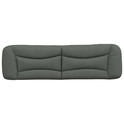 Headboard Cushion "Hvar" Dark Gray 72" Fabric