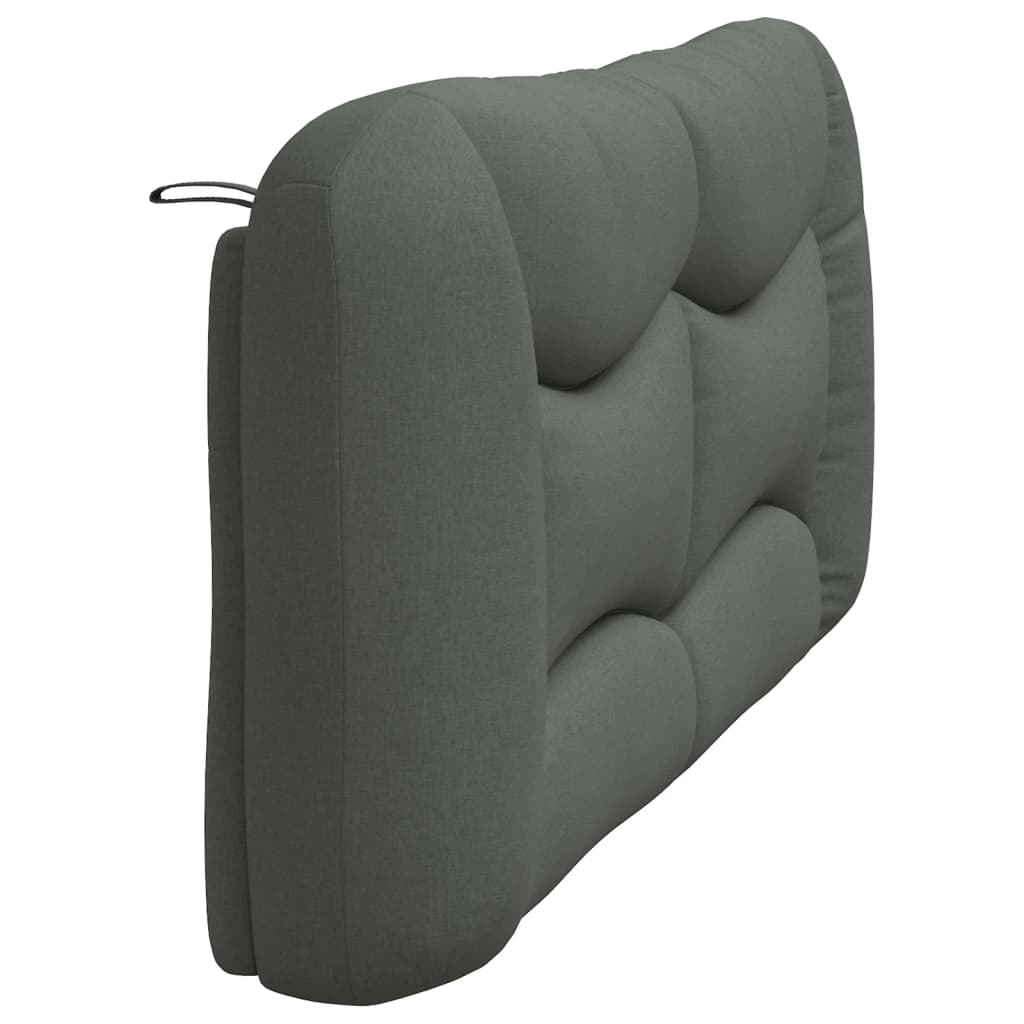 Headboard Cushion "Hvar" Dark Gray 72" Fabric