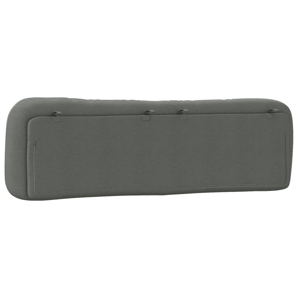 Headboard Cushion "Hvar" Dark Gray 72" Fabric