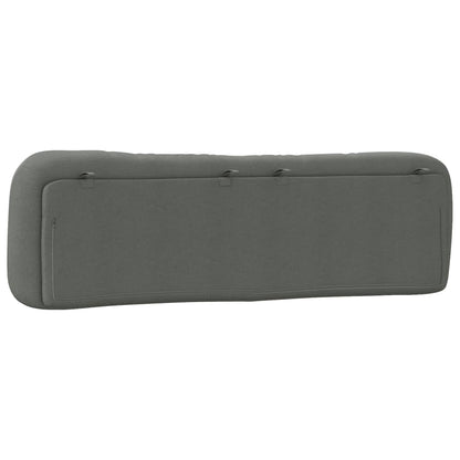 Headboard Cushion "Hvar" Dark Gray 72" Fabric