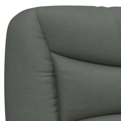 Headboard Cushion "Hvar" Dark Gray 72" Fabric
