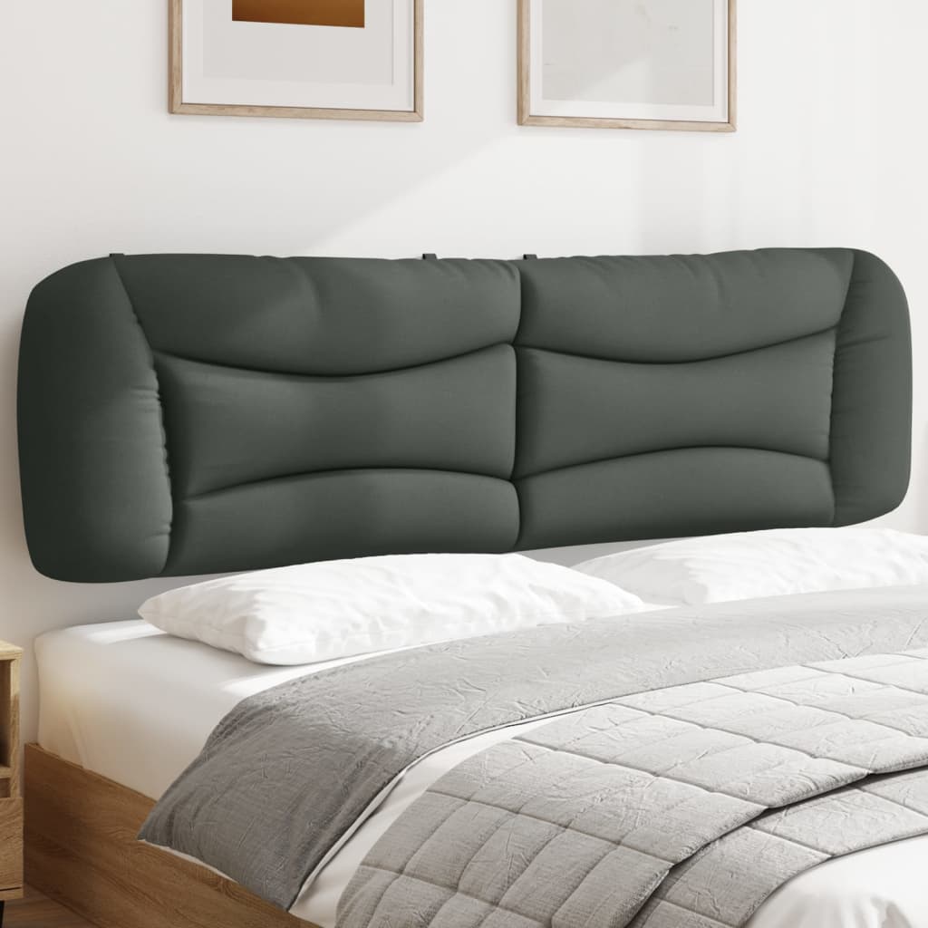 Headboard Cushion "Hvar" Dark Gray 72" Fabric