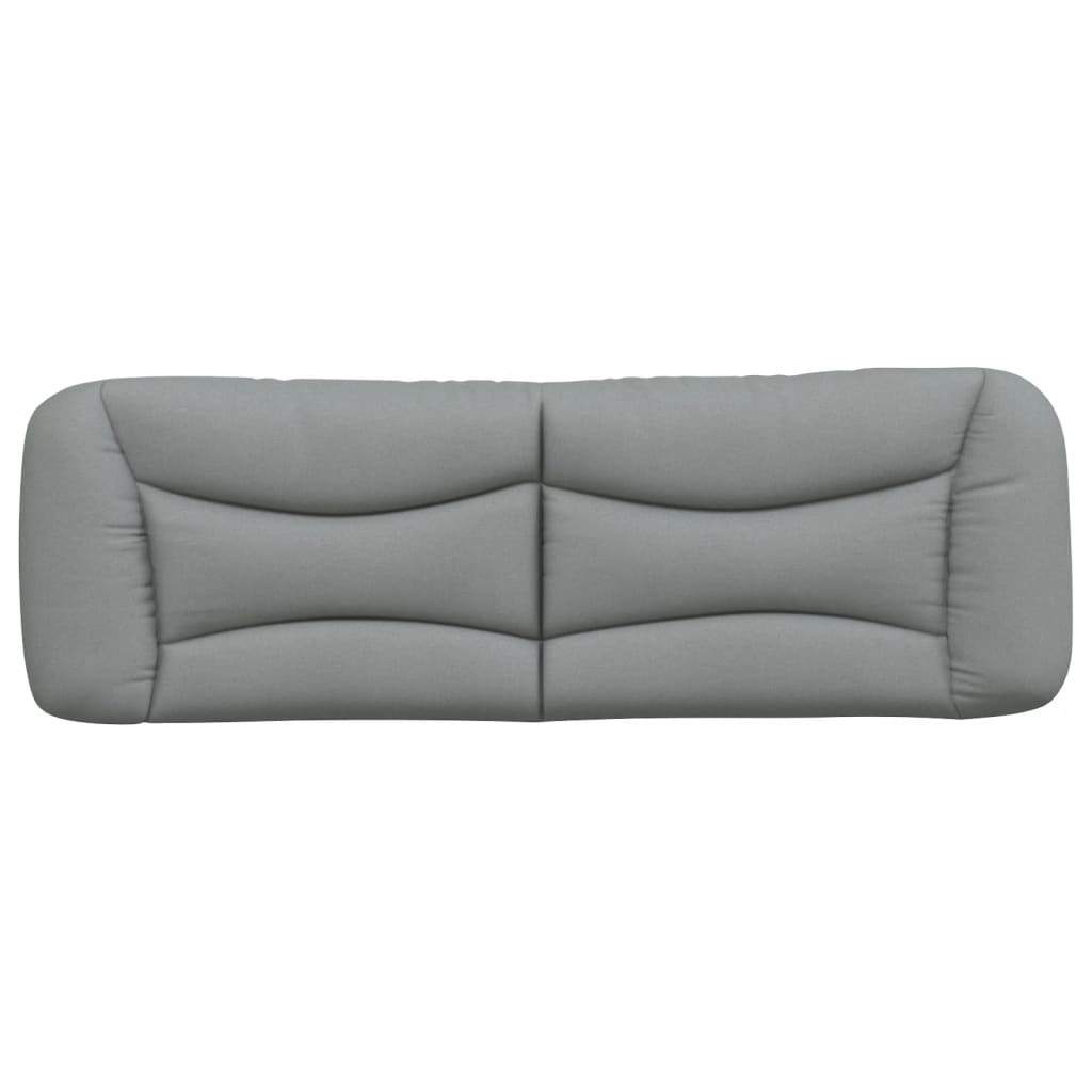 Headboard Cushion "Hvar" Light Gray 59.8" Fabric