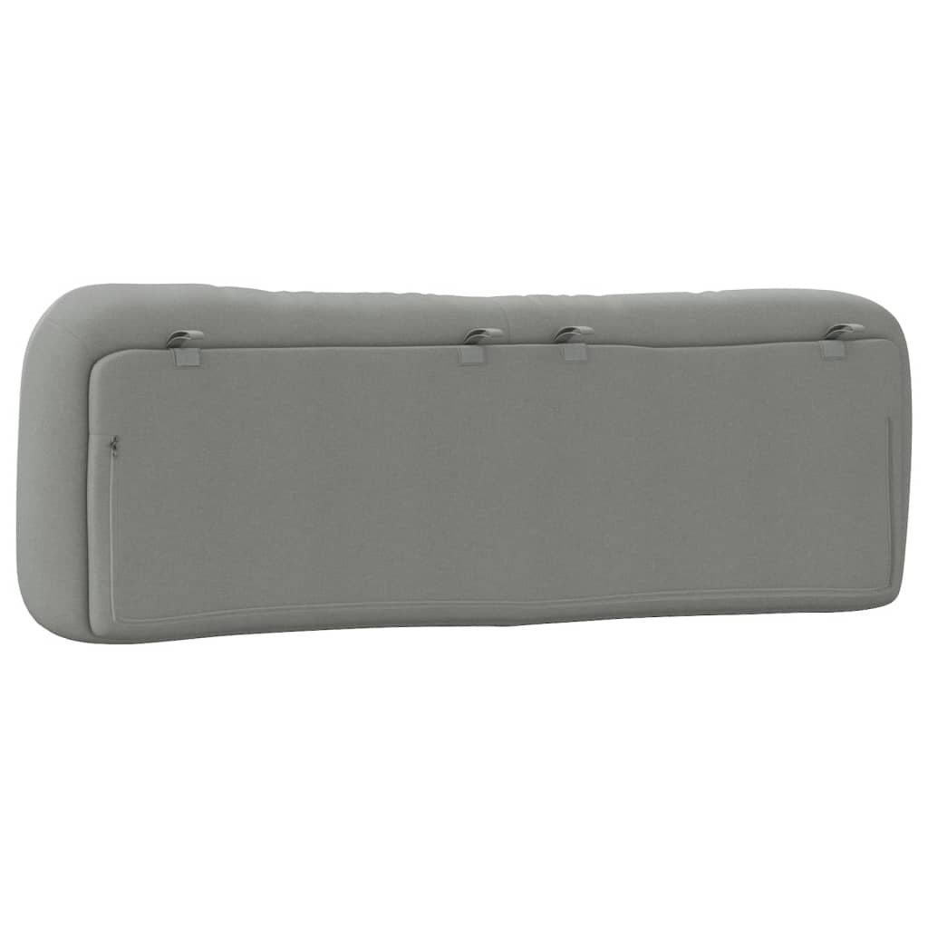 Headboard Cushion "Hvar" Light Gray 59.8" Fabric