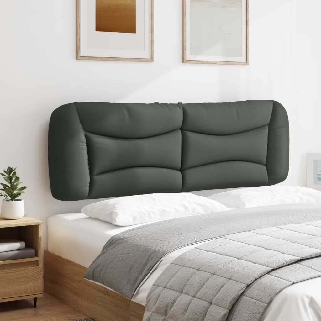 Headboard Cushion "Hvar" Dark Gray 59.8" Fabric
