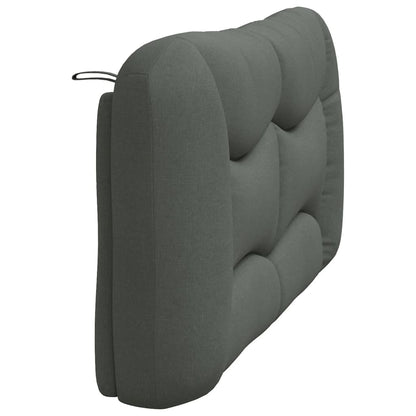 Headboard Cushion "Hvar" Dark Gray 59.8" Fabric