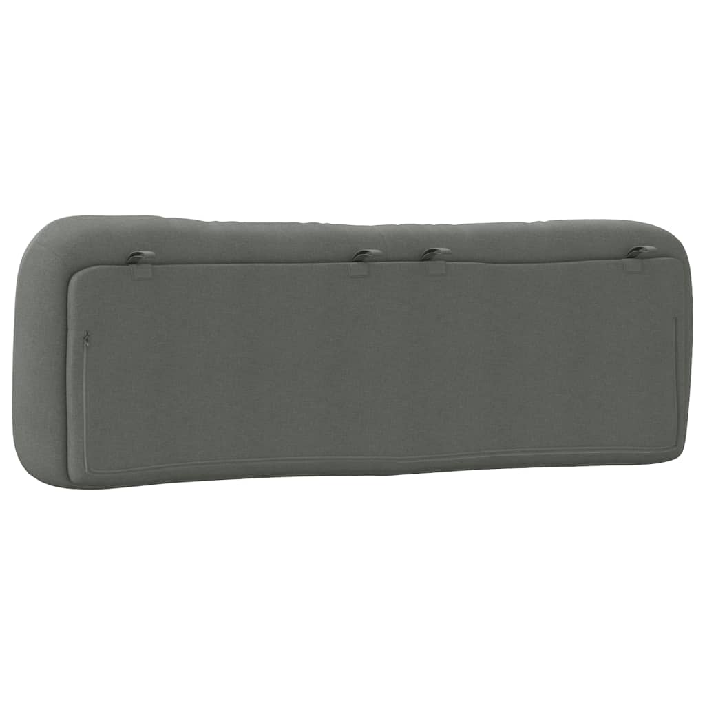 Headboard Cushion "Hvar" Dark Gray 59.8" Fabric