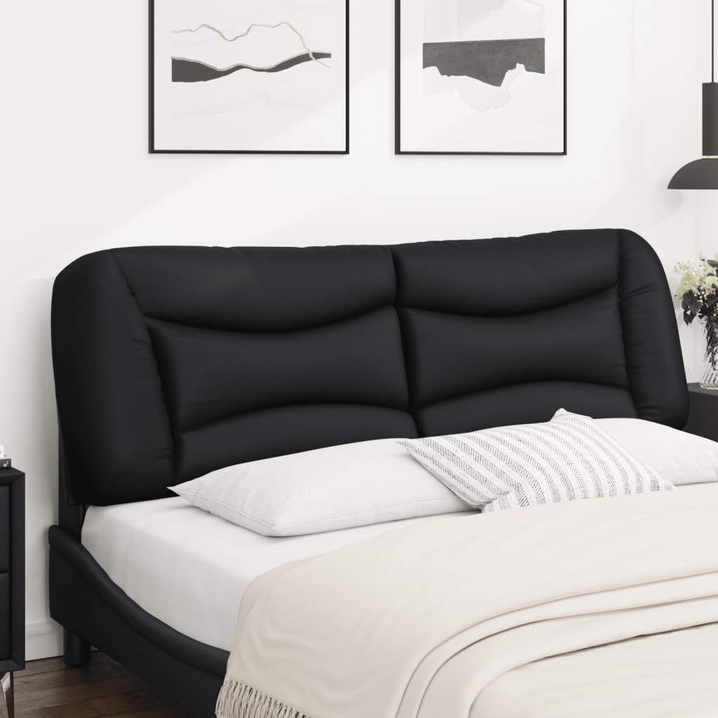 Headboard Cushion "Hvar" Black 59.8" Faux Leather