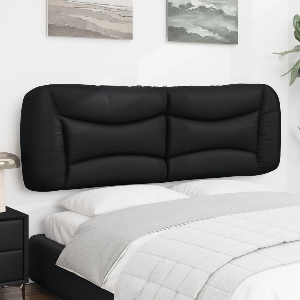 Headboard Cushion "Hvar" Black 59.8" Faux Leather