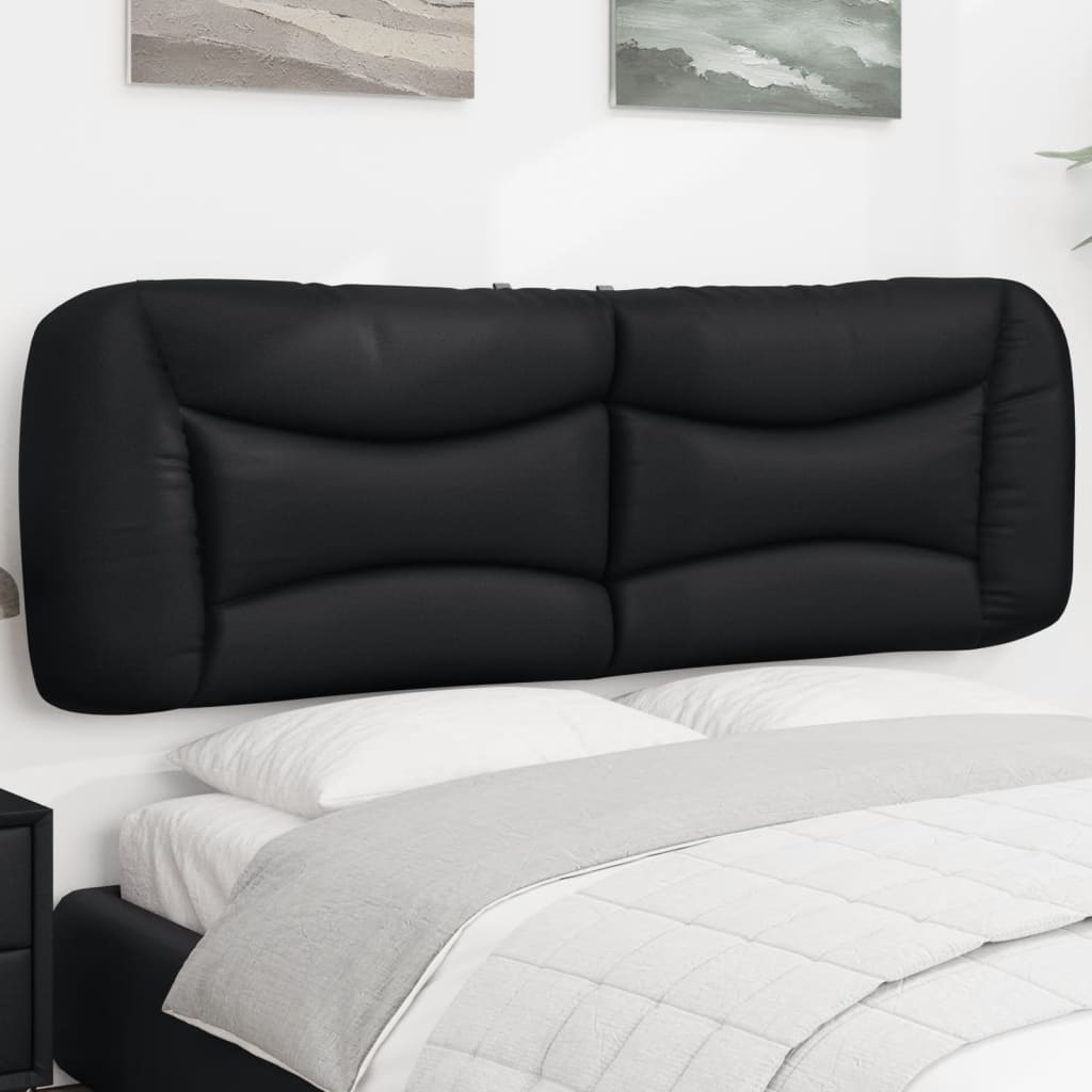 Headboard Cushion "Hvar" Black 59.8" Faux Leather