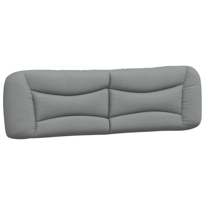 Headboard Cushion "Hvar" Light Gray 76" Fabric