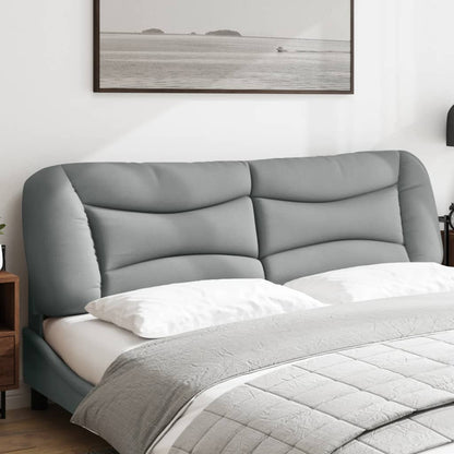 Headboard Cushion "Hvar" Light Gray 76" Fabric