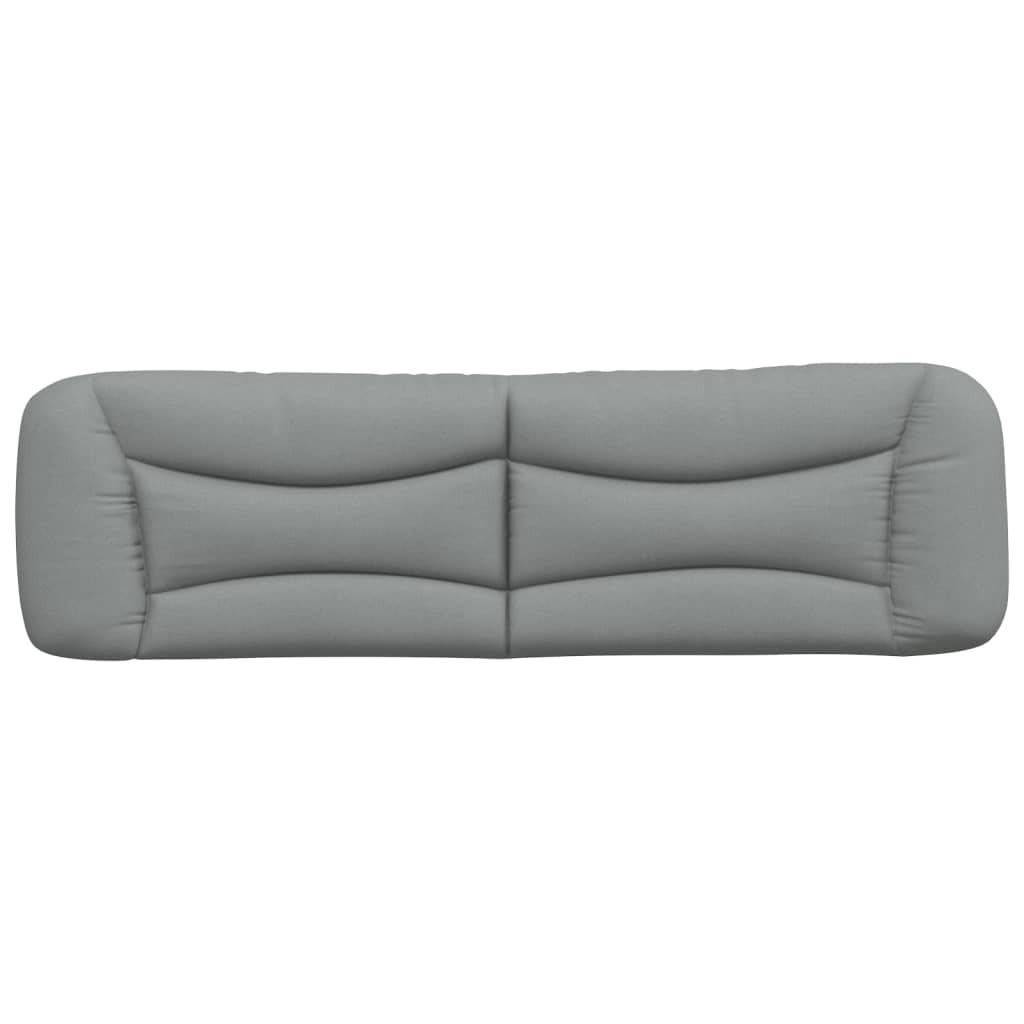 Headboard Cushion "Hvar" Light Gray 76" Fabric