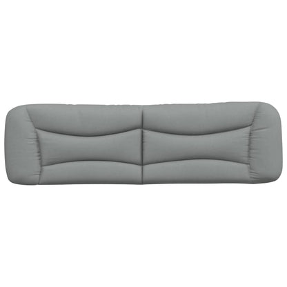 Headboard Cushion "Hvar" Light Gray 76" Fabric