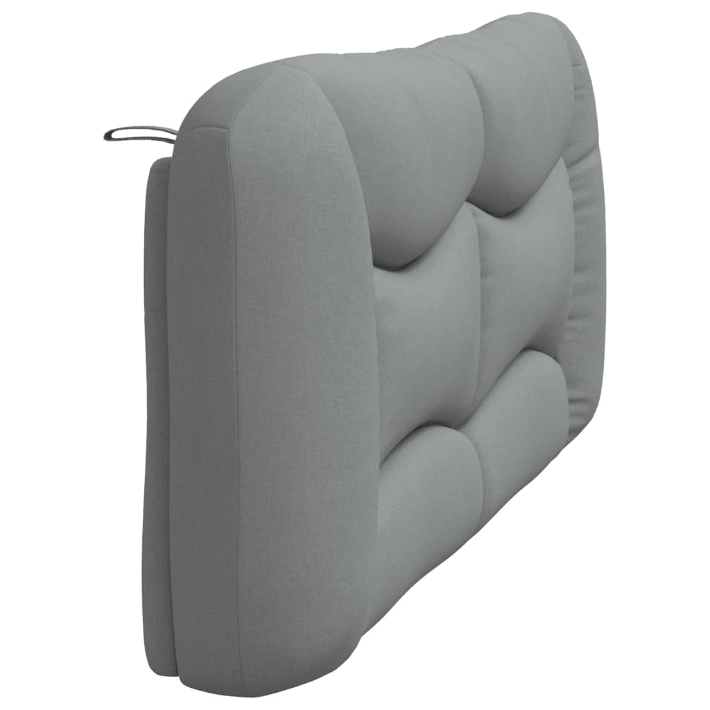 Headboard Cushion "Hvar" Light Gray 76" Fabric